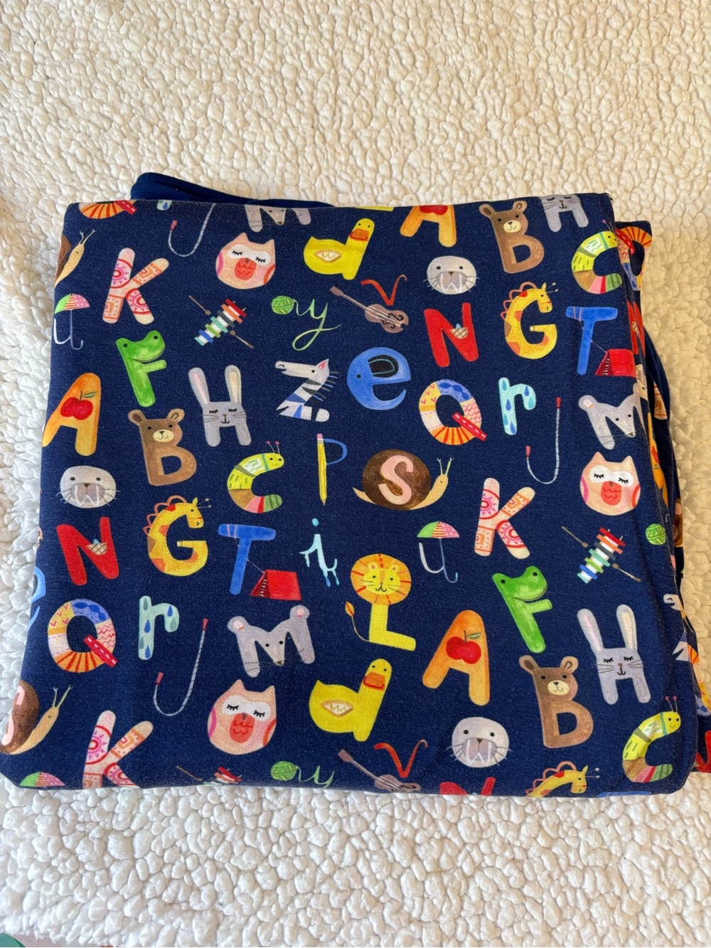 Little sleepies Alphabet cloud